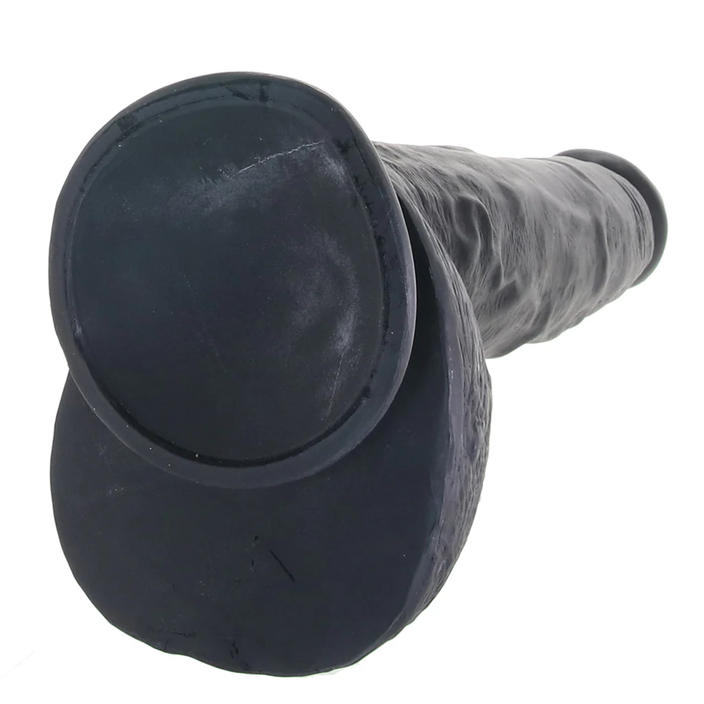 Master Cock Beefy Brad 9 Inch Ballsy Dildo in Black - Image 5