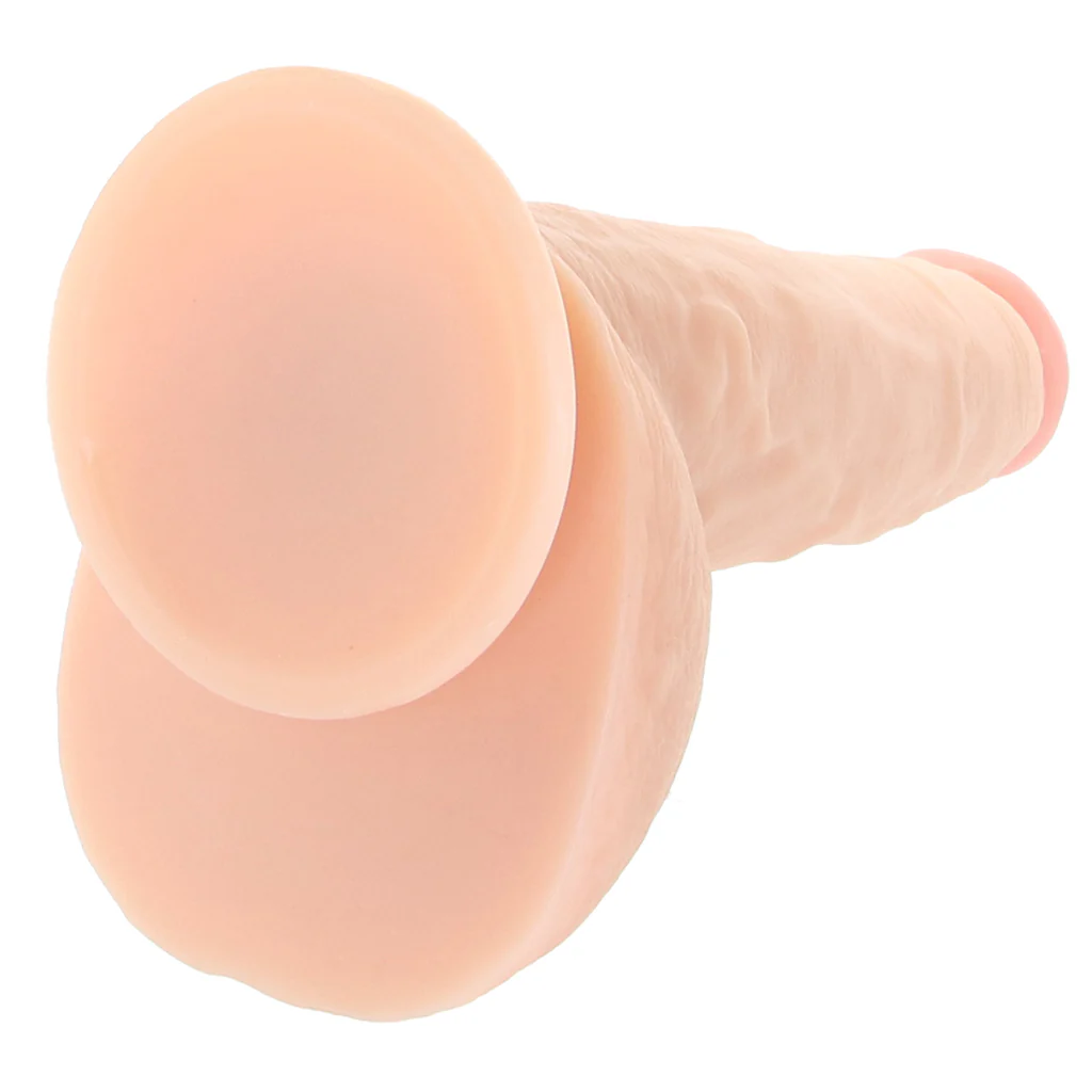Master Cock Beefy Brad 9 Inch Ballsy Dildo in Light - Image 5