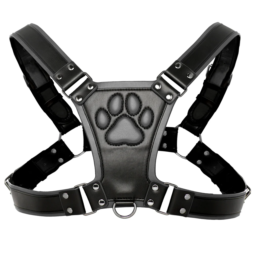 Master Series Alpha Pup Bulldog Harness in Black - Image 2