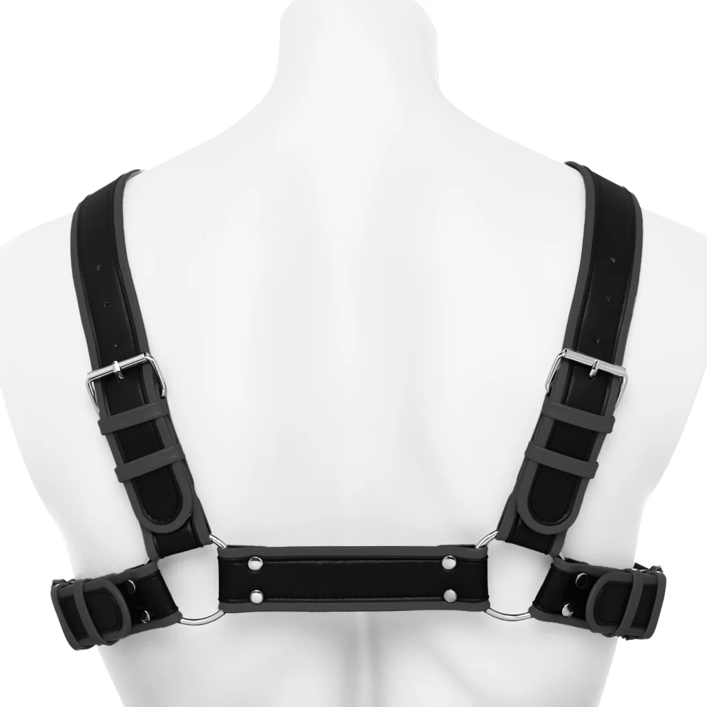 Master Series Alpha Pup Bulldog Harness in Black - Image 3
