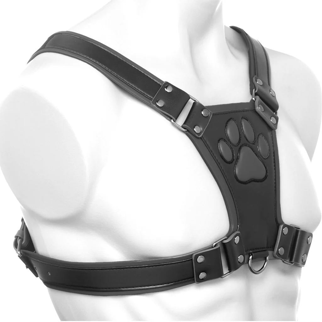 Master Series Alpha Pup Bulldog Harness in Black - Image 5