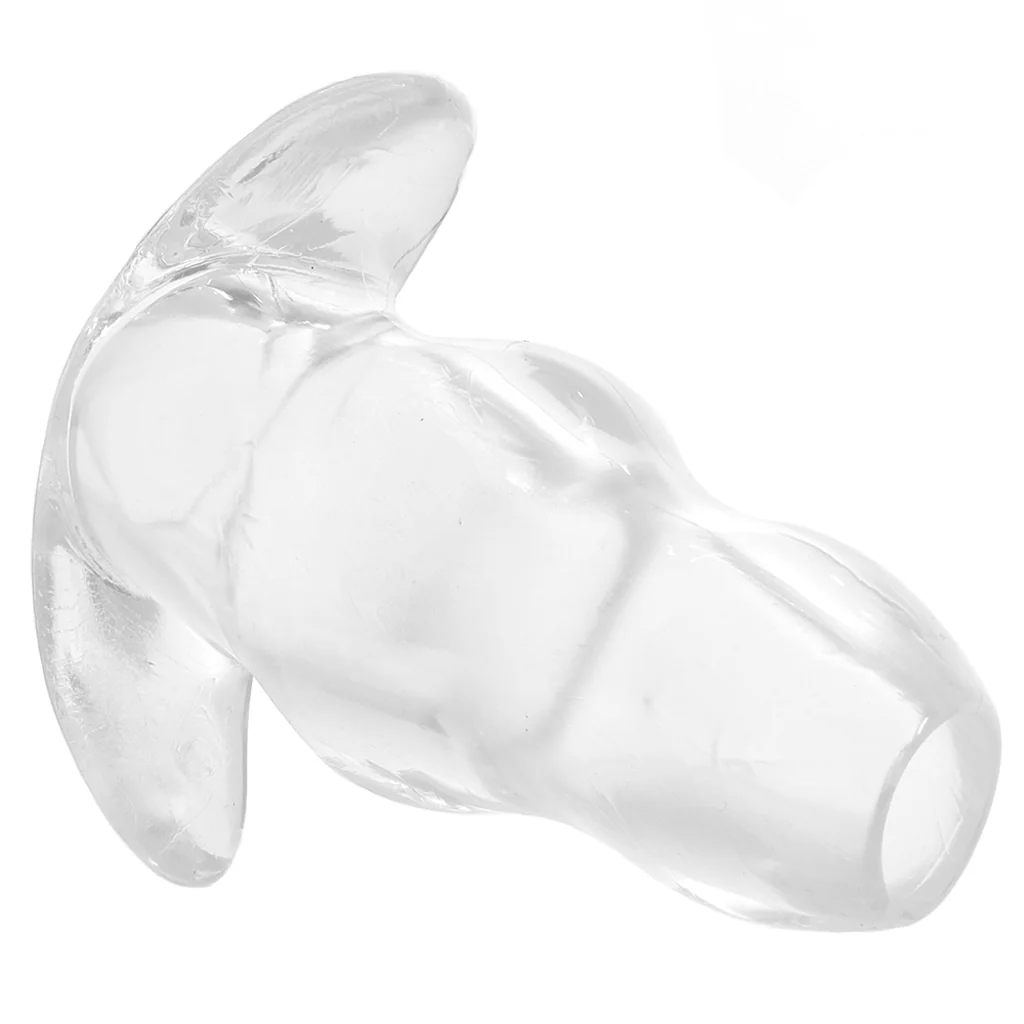Master Series Clear View Hollow Anal Plug - Image 2