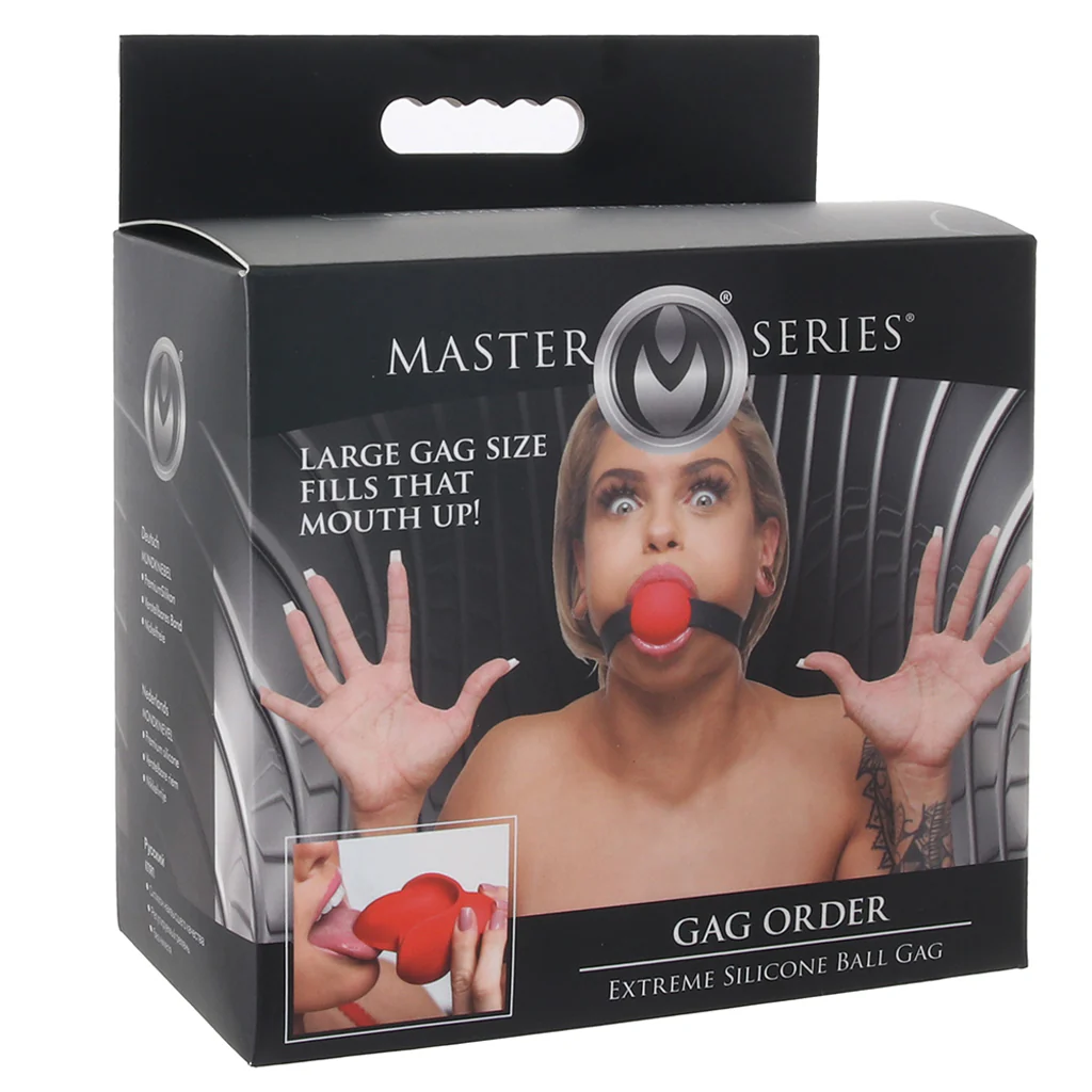 Master Series Gag Order Extreme Ball Gag - Image 6