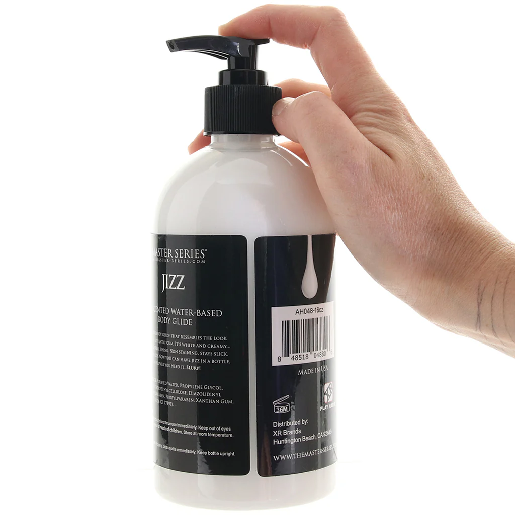 Master Series Jizz Unscented Lubricant in 16oz/488ml - Image 4