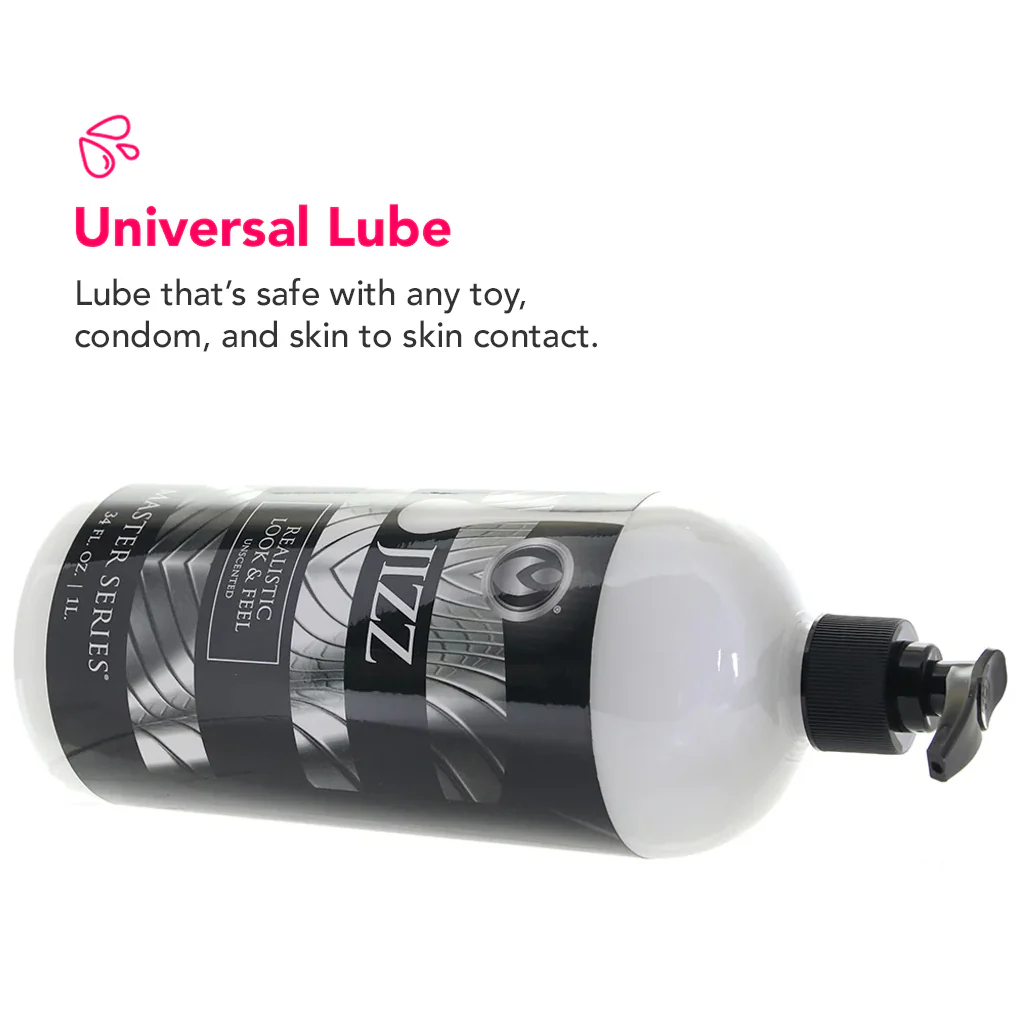 Master Series Jizz Unscented Lubricant in 34oz/1L - Image 3