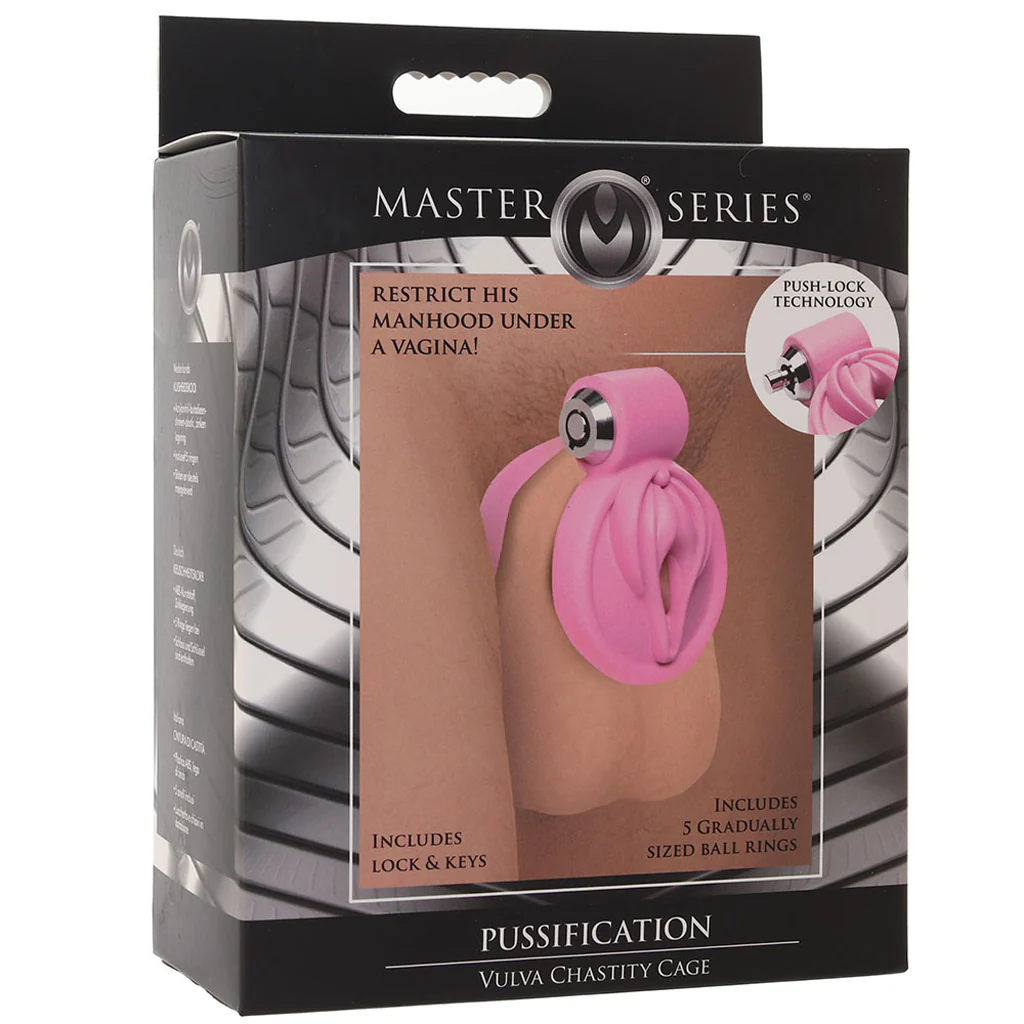 Master Series Pussification Vulva Chastity Cage - Image 6