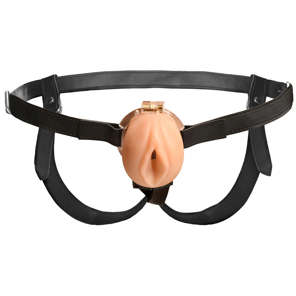 Master Series Pussy Chastity Cage in Light - Image 5