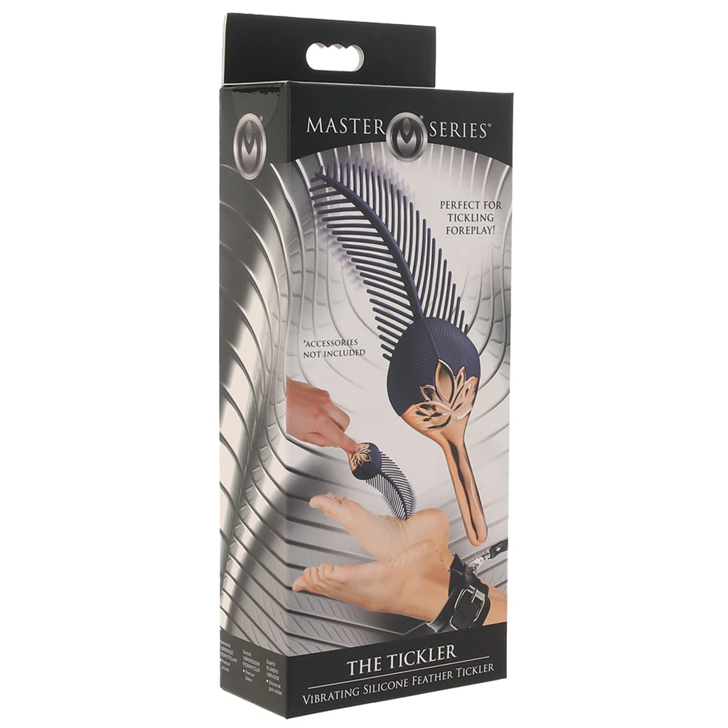 Master Series The Tickler Silicone Feather Vibe - Image 6
