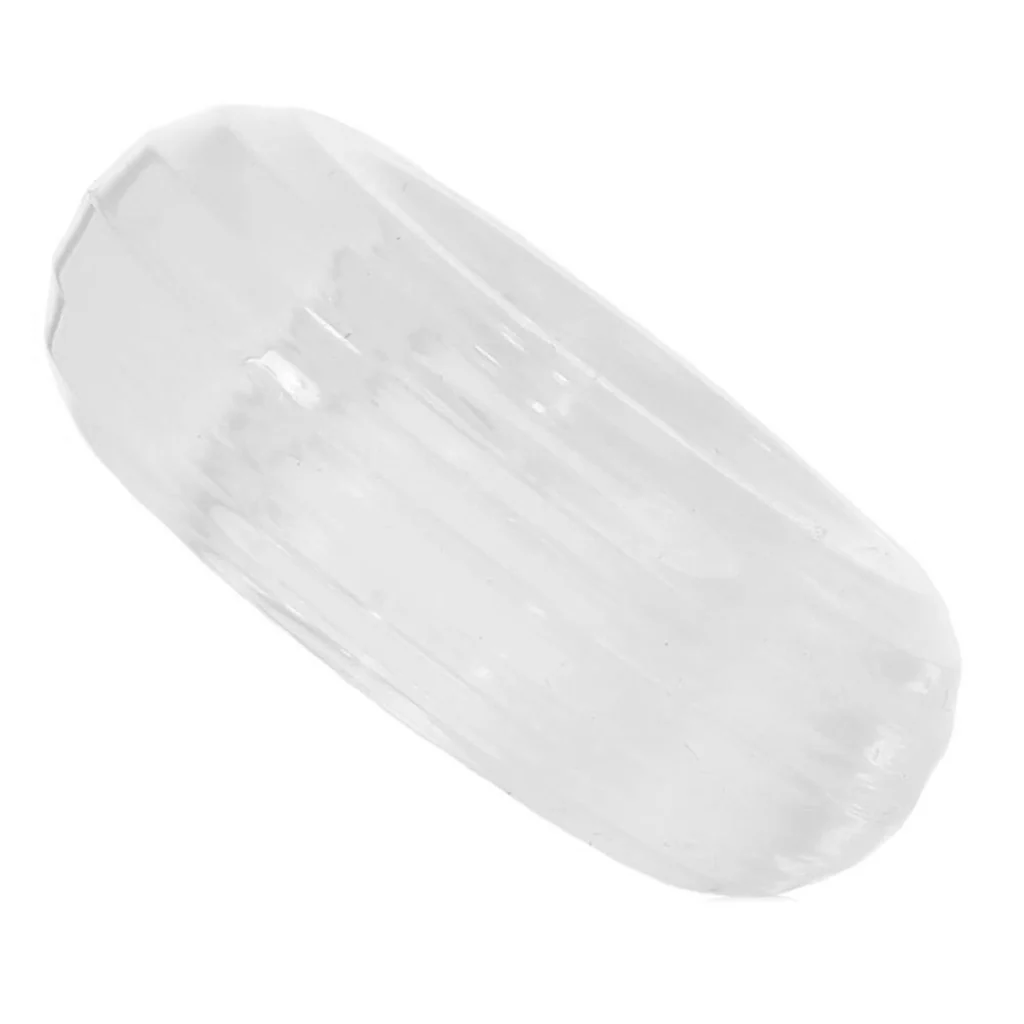 Medium Premium Silicone Cock Ring in Clear - Image 3