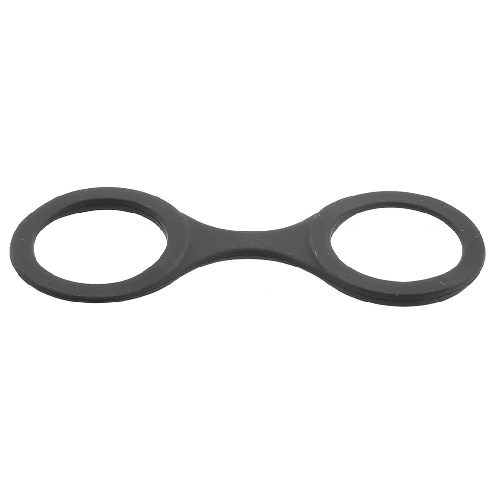 Medium Silicone Quickie Cuffs in Black - Image 5