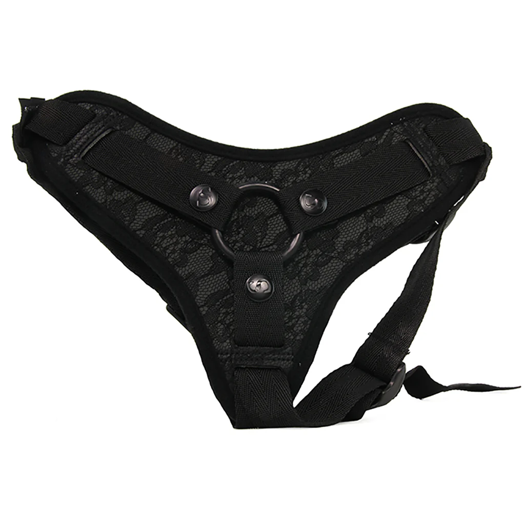 Sincerely Black Lace Strap-On Harness - Image 5