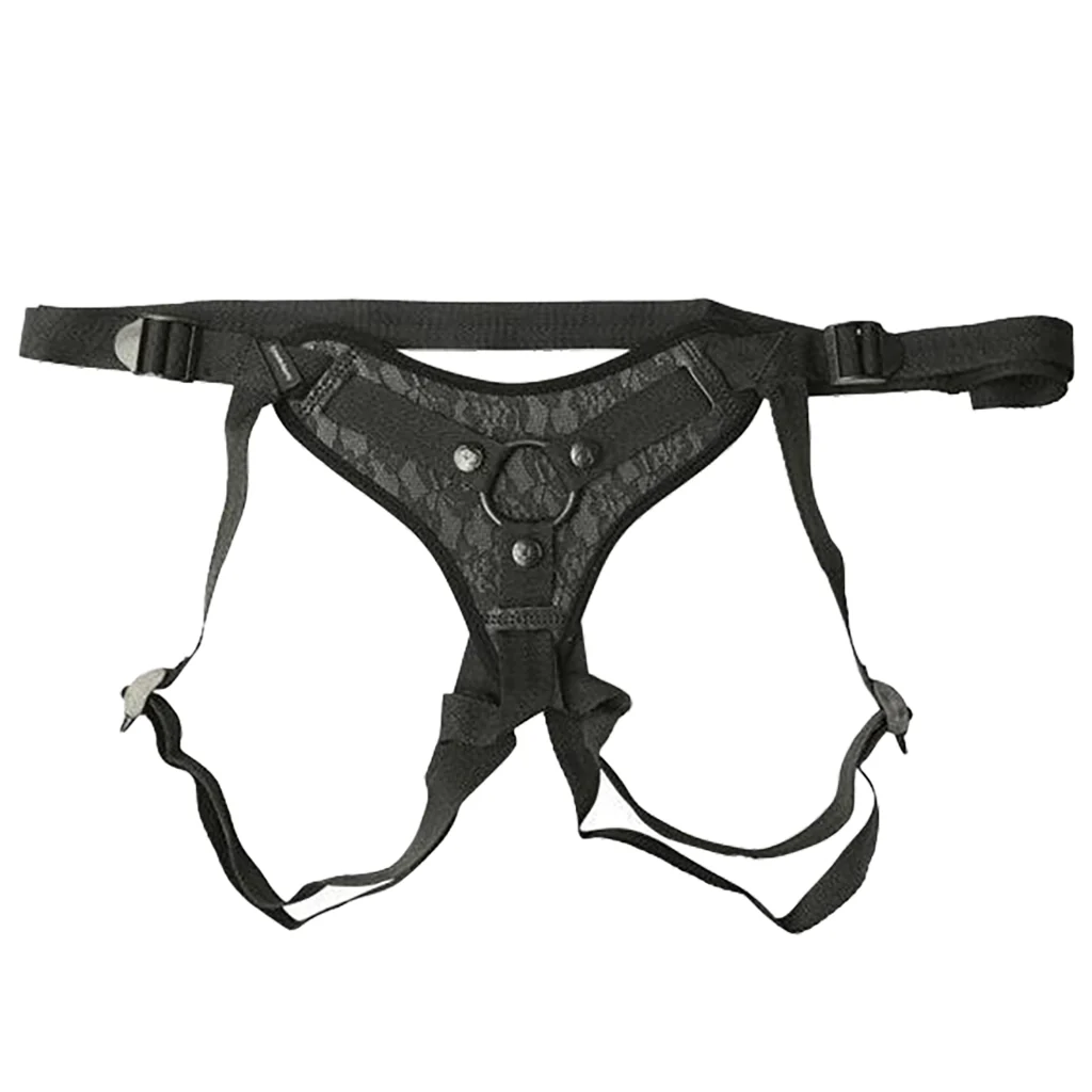 Sincerely Black Lace Strap-On Harness - Image 7