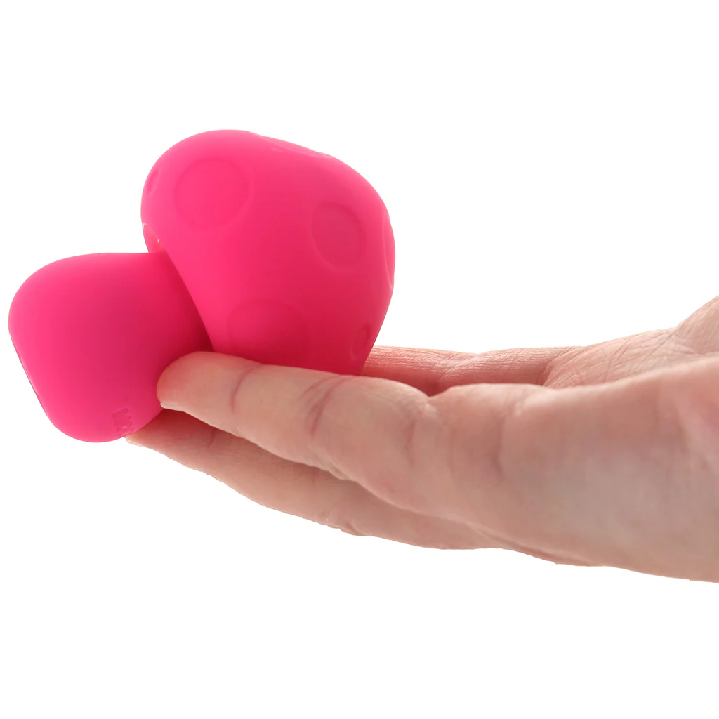 Mochi Silicone Mushroom Mini Vibe in Pink - Image 4