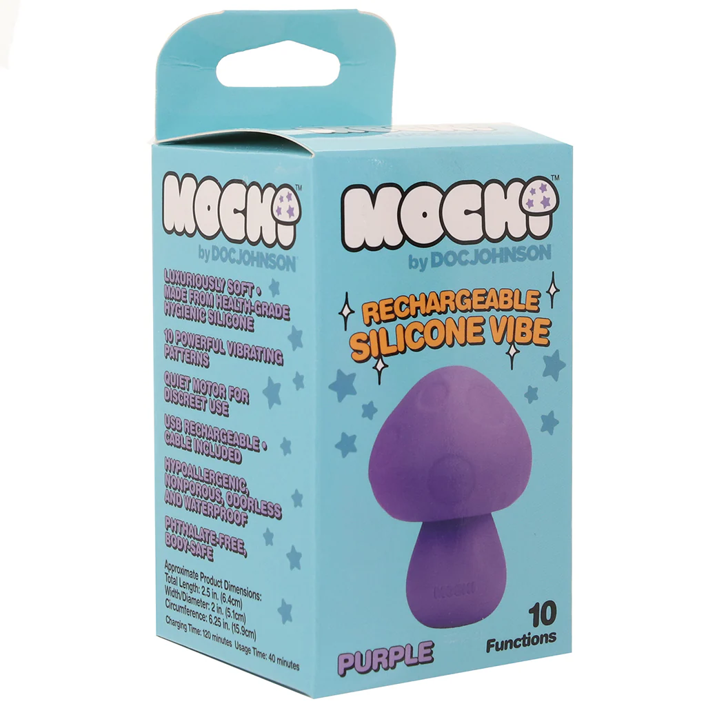 Mochi Silicone Mushroom Mini Vibe in Purple - Image 9