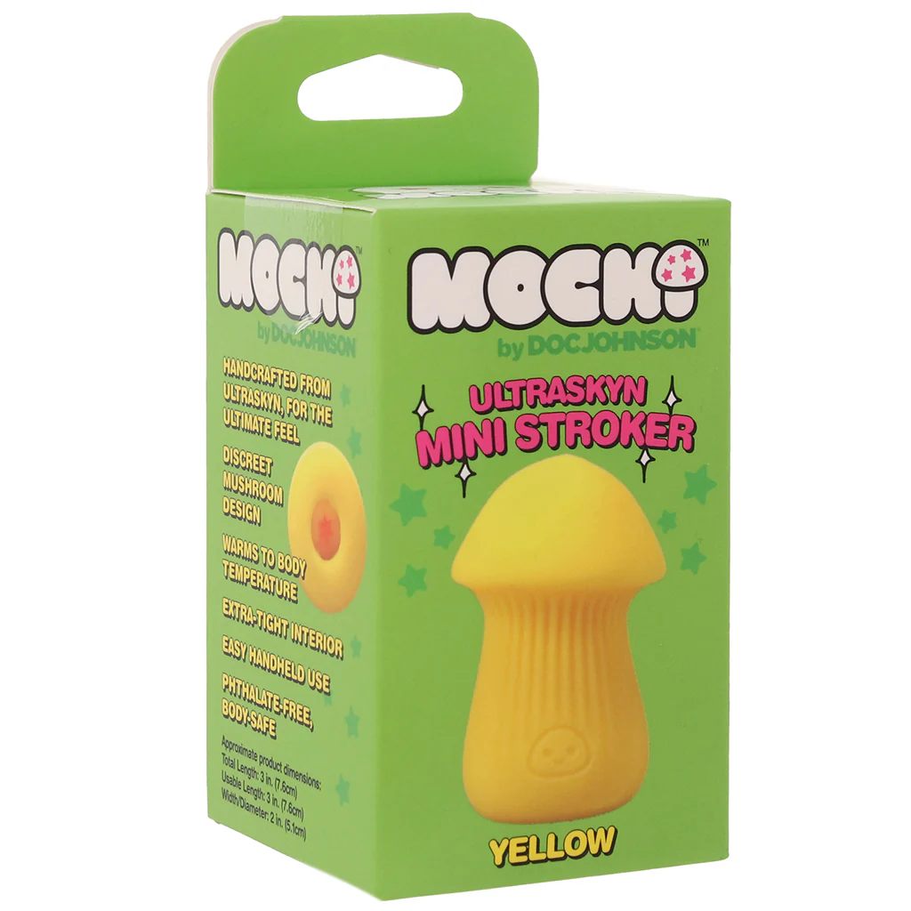 Mochi ULTRASKYN Mini Stroker in Yellow - Image 9