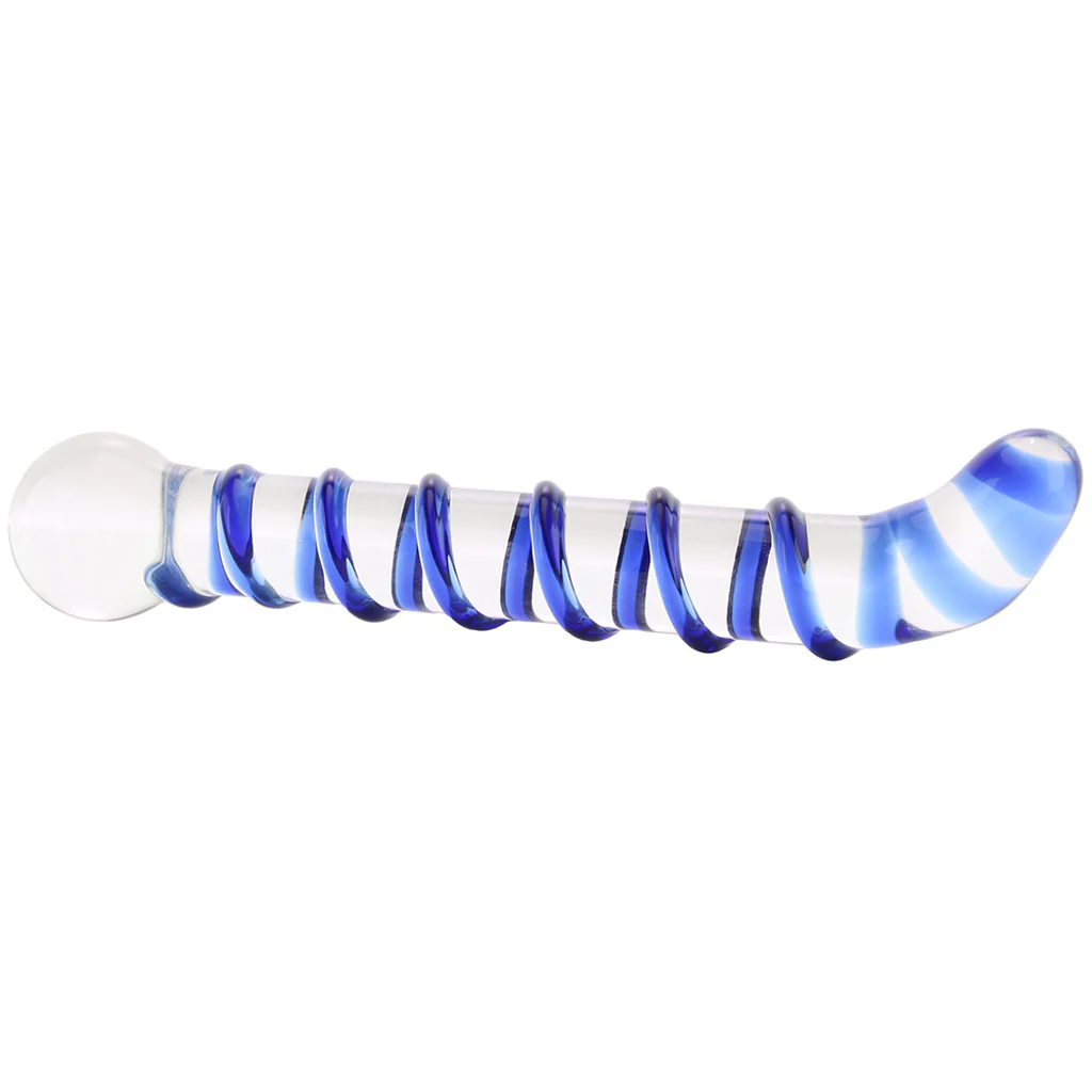 gläs Mr. Swirly 6.5 Inch G-Spot Glass Dildo - Image 3