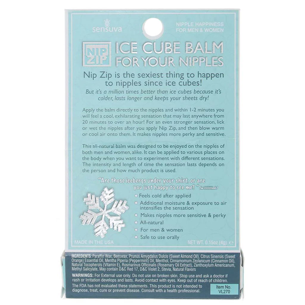 Nip Zip Ice Cube Nip Balm in Strawberry Mint - Image 6