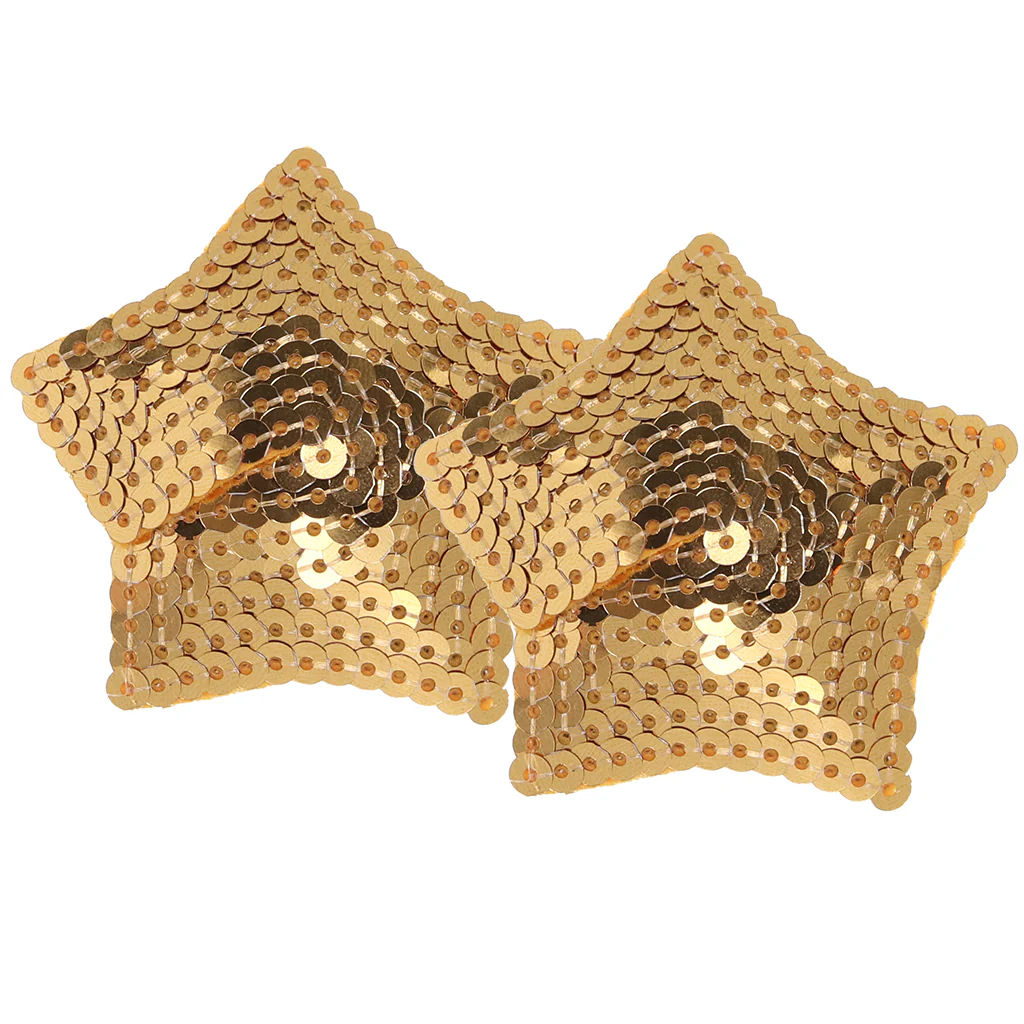 Nipple Couture Gold Sequin Star Covers - Image 3