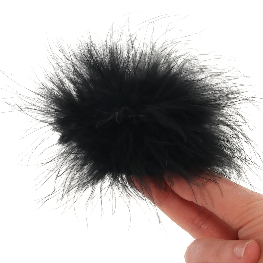 Nipple Couture Black Marabou Covers - Image 4