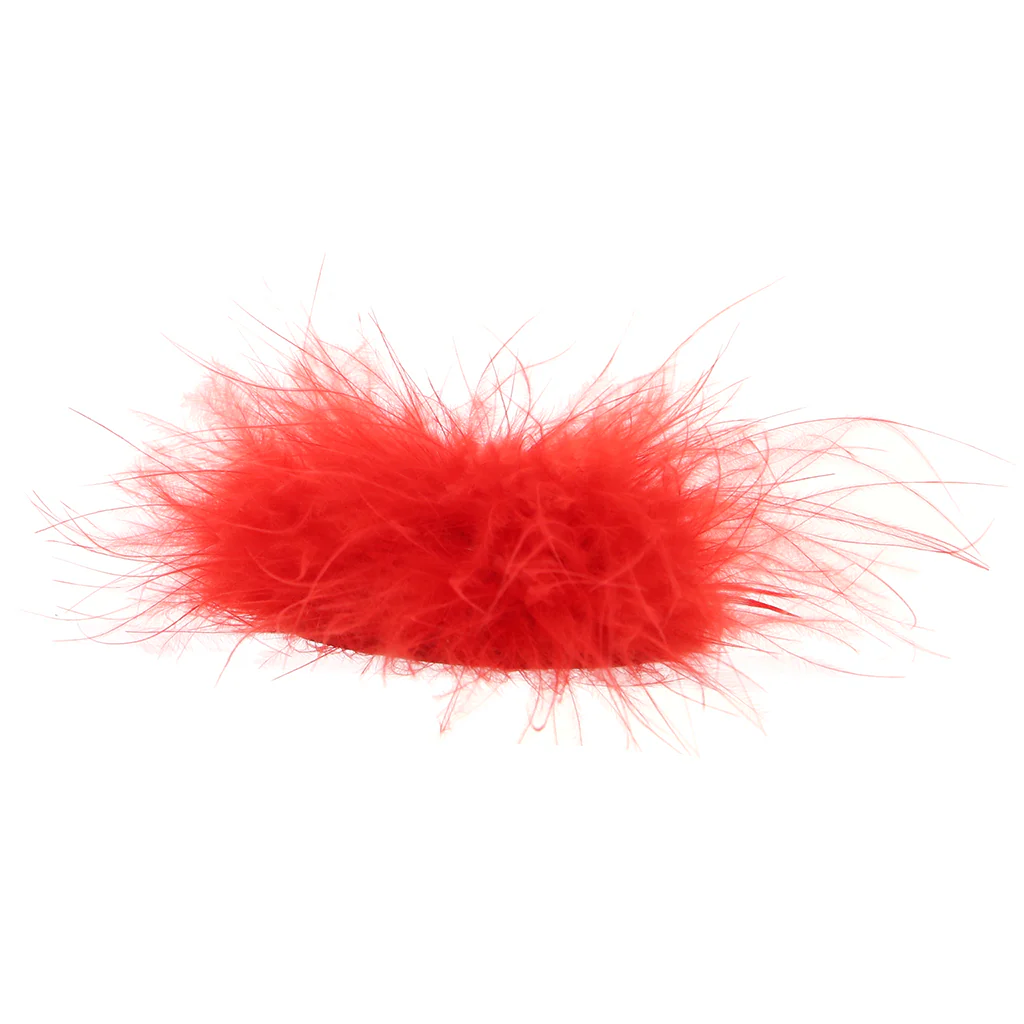 Nipple Couture Red Marabou Covers - Image 3