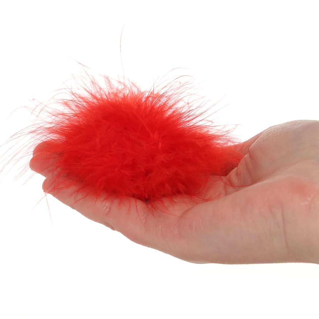 Nipple Couture Red Marabou Covers - Image 6