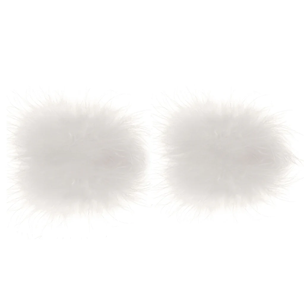 Nipple Couture White Marabou Covers
