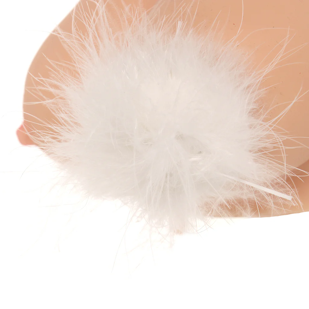 Nipple Couture White Marabou Covers - Image 6