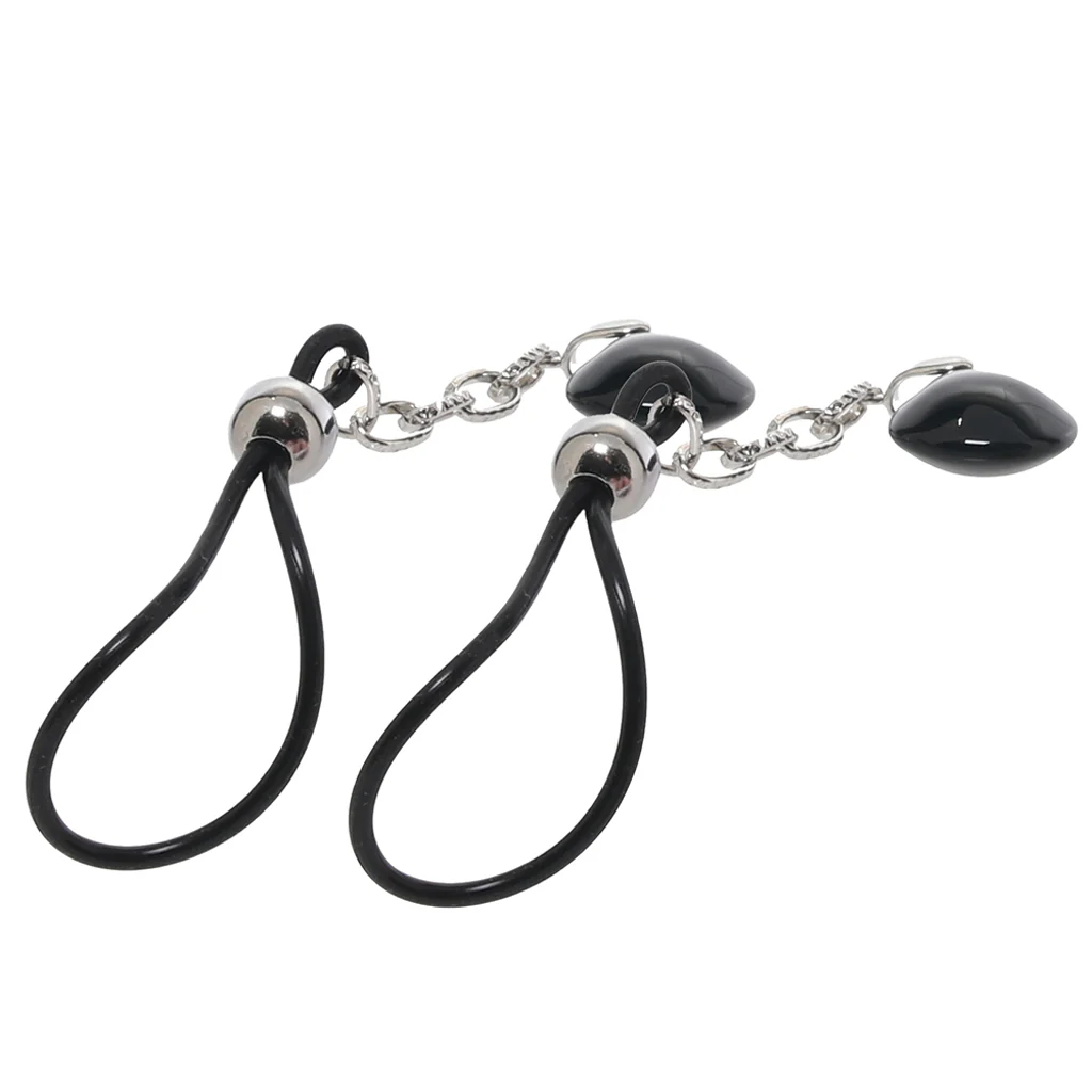 nipple play Non-Piercing Nipple Jewelry in Onyx - Image 3