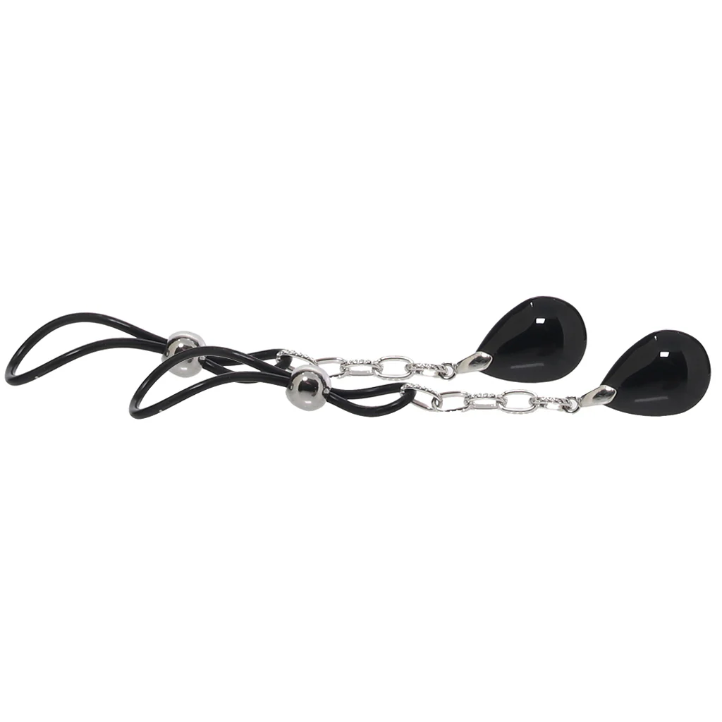 nipple play Non-Piercing Nipple Jewelry in Onyx - Image 5