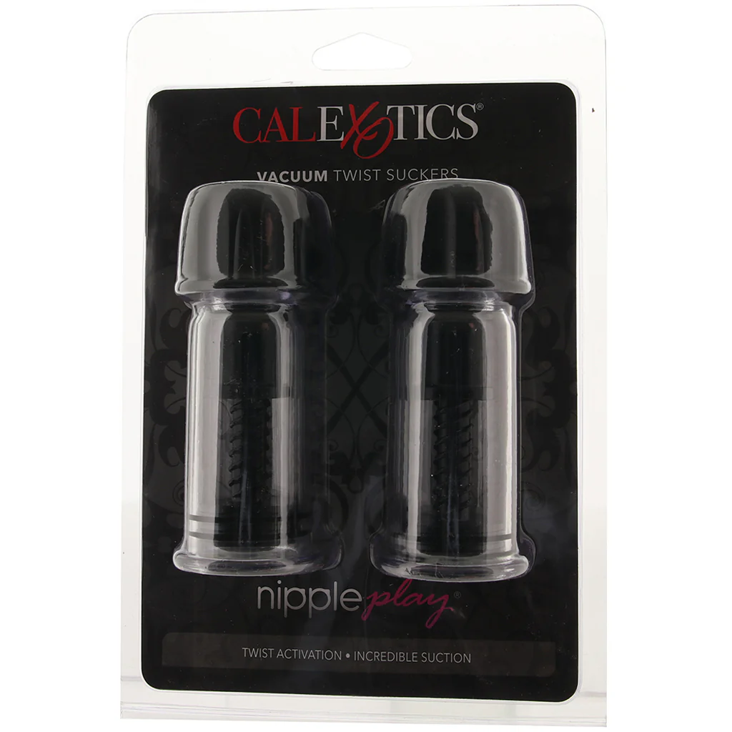 nipple play Vacuum Twist Suckers in Black - Image 6
