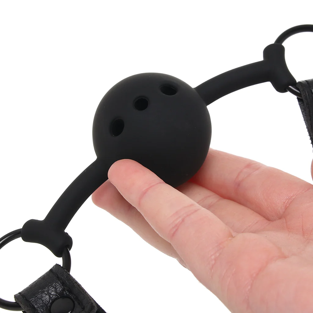 Nocturnal Collection Eye Mask & Breathable Ball Gag Set - Image 4