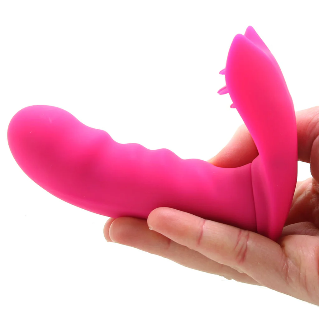 OMG Plaisir Wearable Clitoral & G-spot Vibe in Pink - Image 4