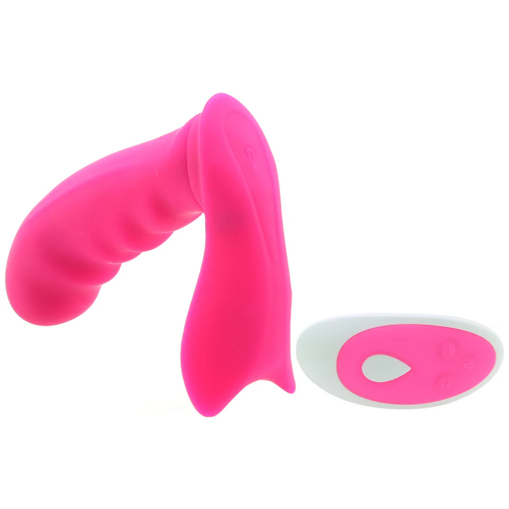 OMG Plaisir Wearable Clitoral & G-spot Vibe in Pink - Image 5