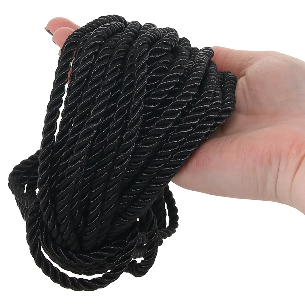 Ouch! 32.8'/10m Bondage Rope in Black - Image 4