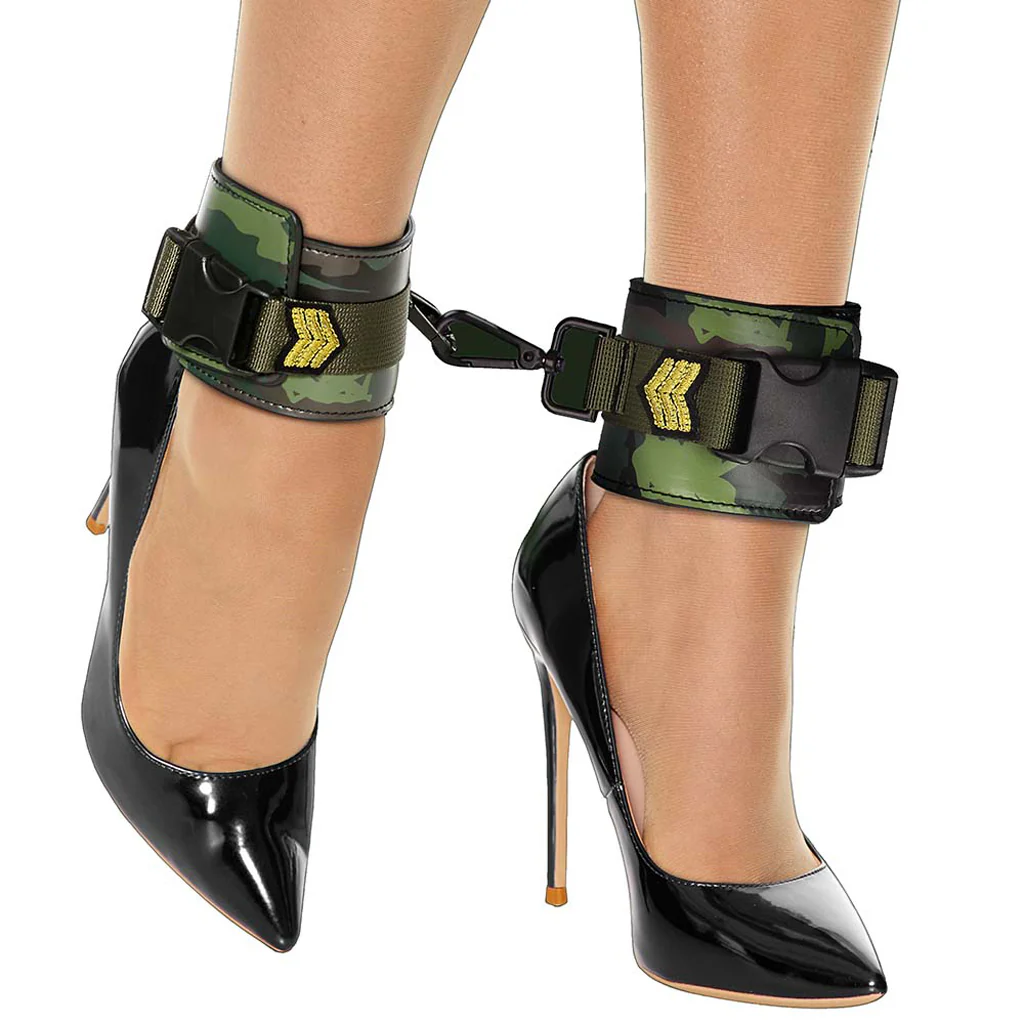 Ouch! Army Themed Ankle Cuffs - Image 2