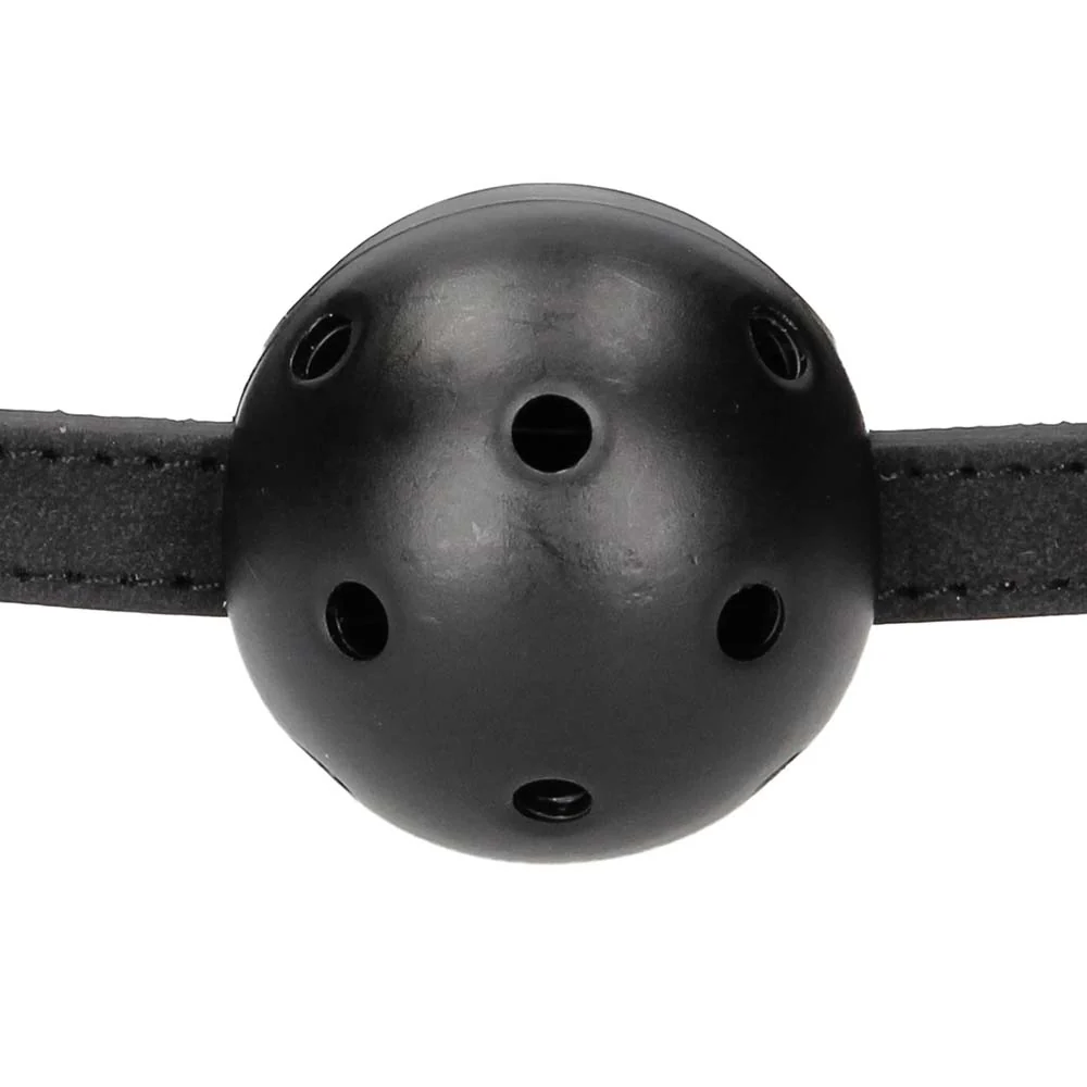 Ouch! Breathable Ball Gag with Diamond Studded Straps - Image 4