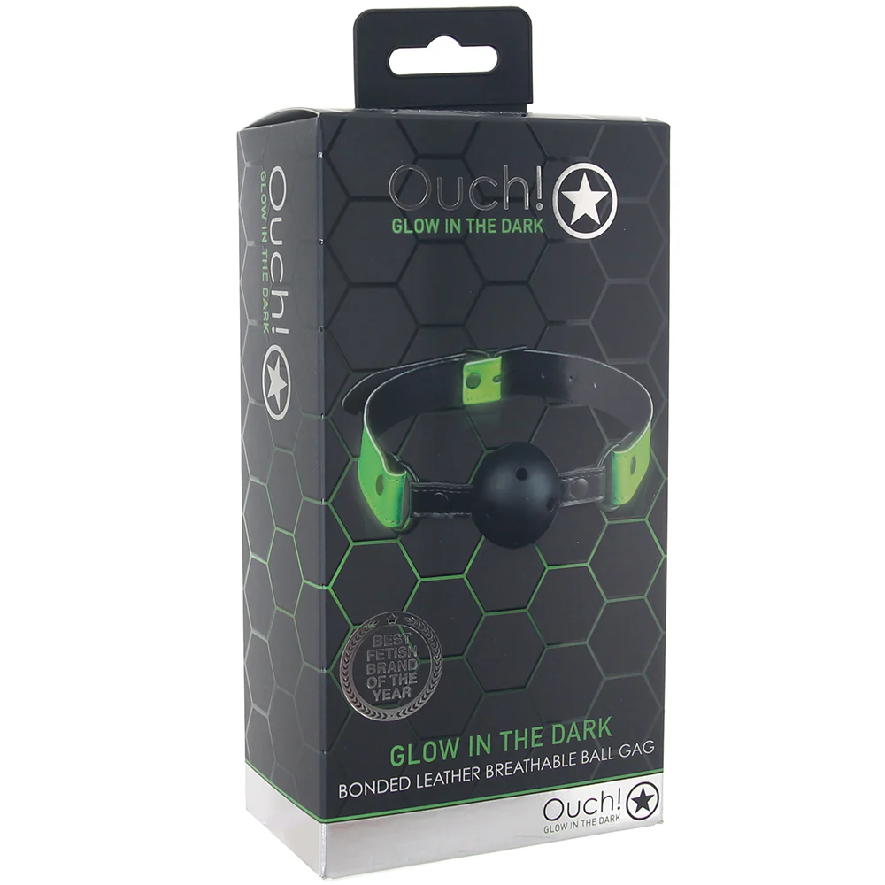 Ouch! Glow in the Dark Breathable Ball Gag - Image 6