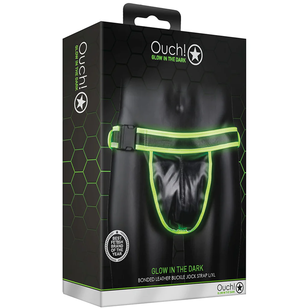 Ouch! Glow In The Dark Side Buckle Jock Strap /XL - Image 6