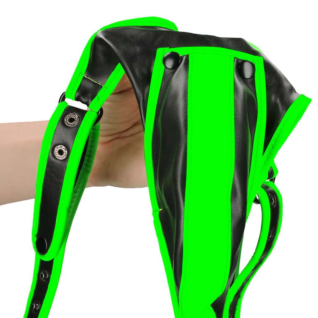 Ouch! Glow In The Dark Full Body Harness /XL - Image 4
