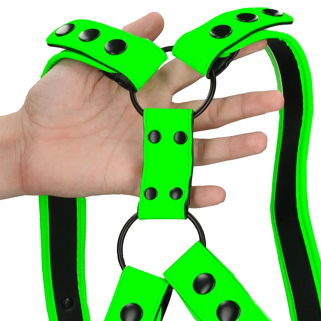 Ouch! Glow in the Dark Sling Harness /XL - Image 4