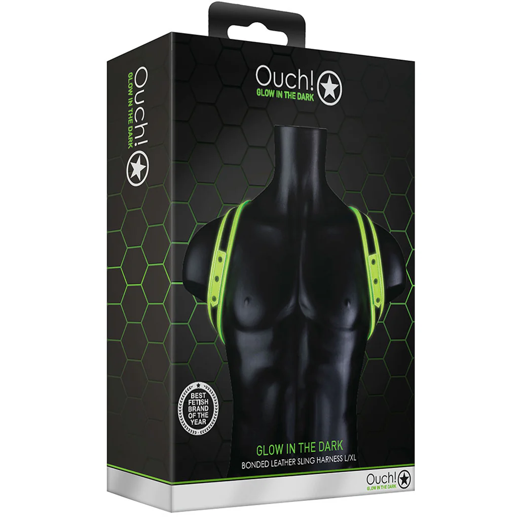 Ouch! Glow in the Dark Sling Harness /XL - Image 6