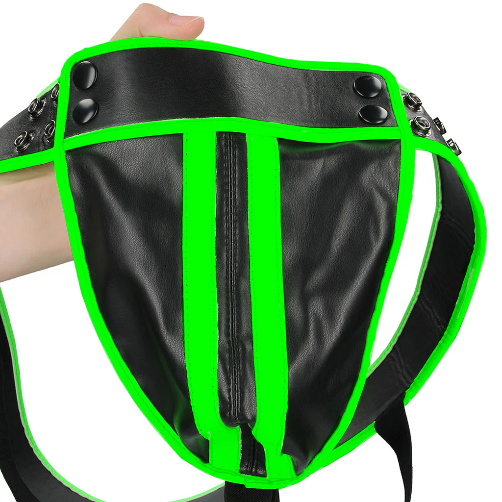Ouch! Glow In The Dark Striped Jock Strap /XL - Image 3