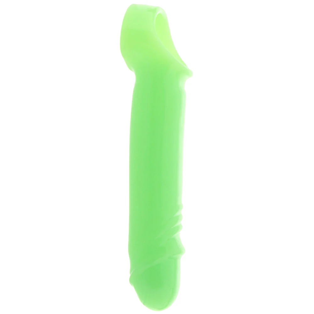 Ouch! Glow In The Dark Thin Smooth Penis Sleeve - Image 5