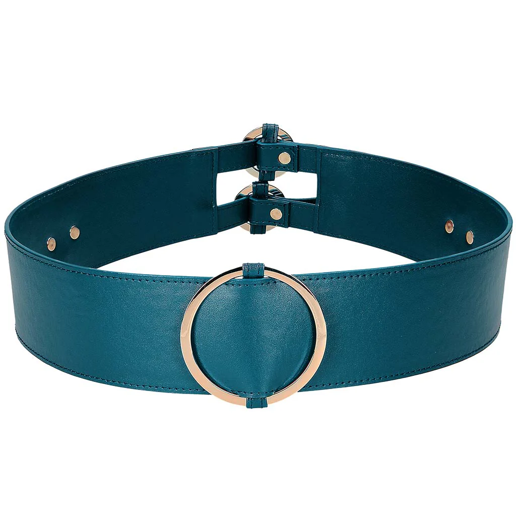 Ouch! Halo Green Waist Bondage Belt /M - Image 2