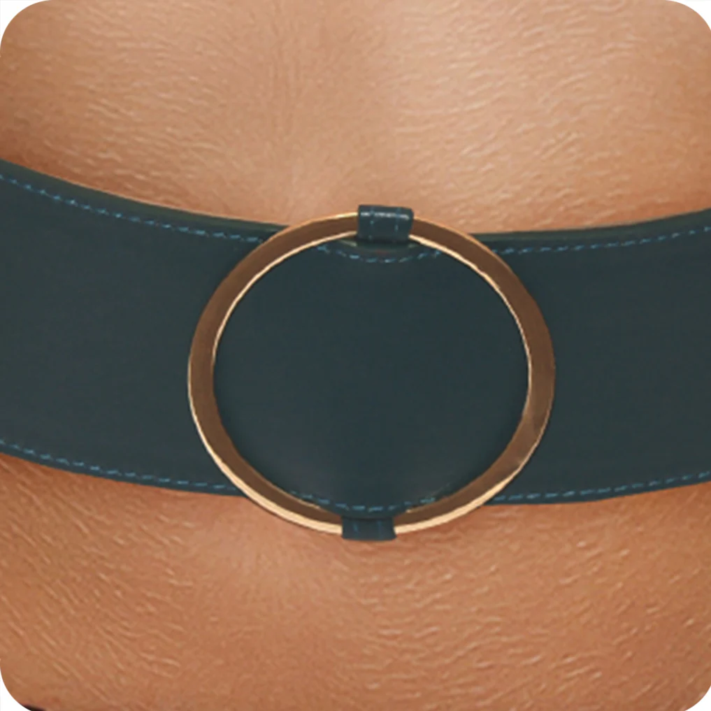 Ouch! Halo Green Waist Bondage Belt /M - Image 8