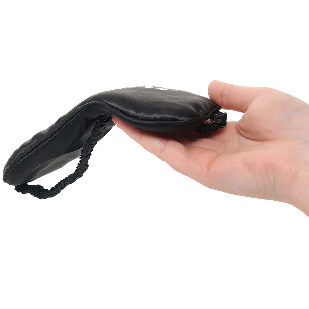 Ouch! Printed Satin Spank Me Blindfold - Image 4