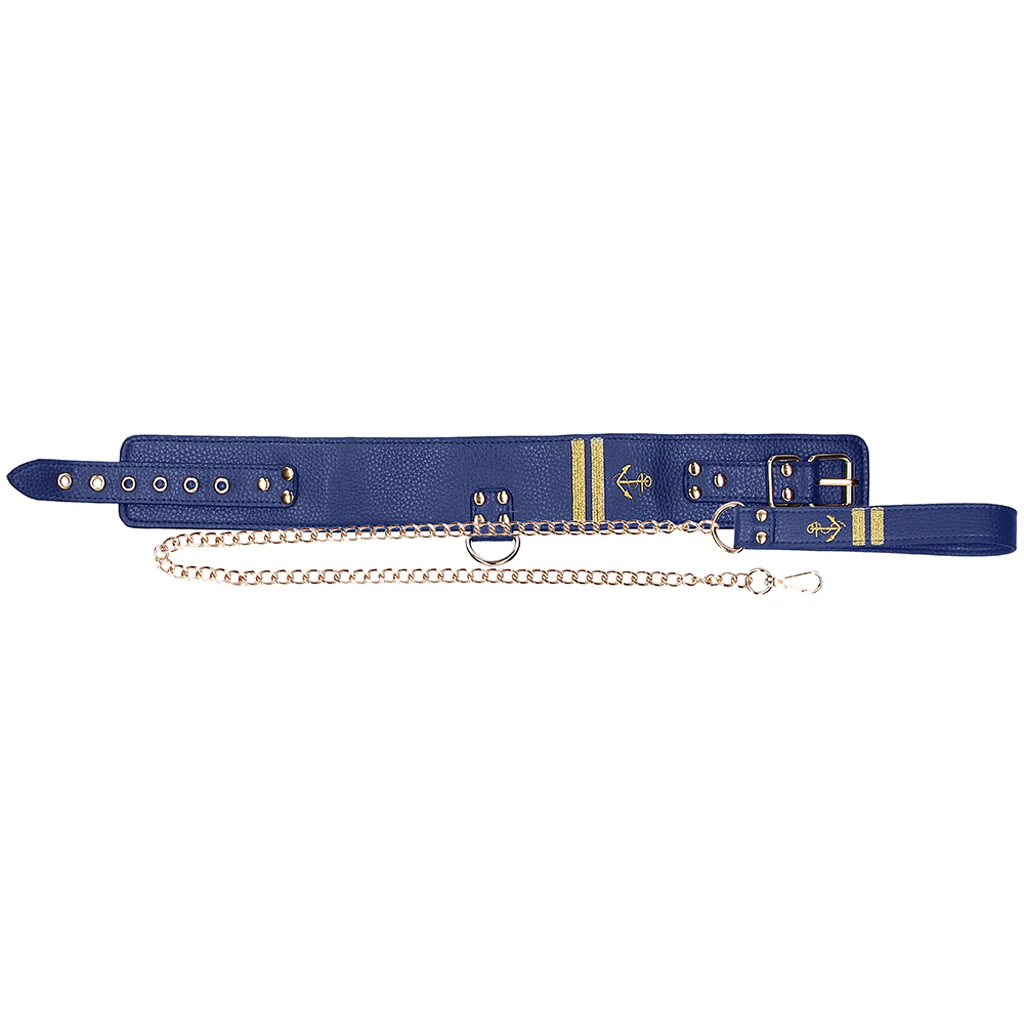Ouch! Sailor Themed Collar with Leash - Image 3