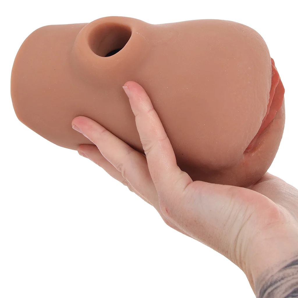 PDX Pussy Pounder Squeeze Stroker in Brown - Image 7