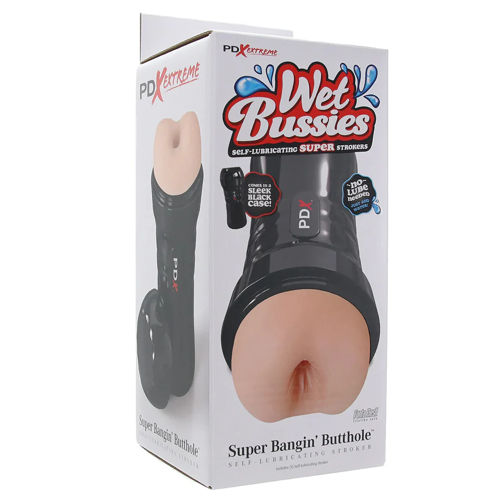 PDX Wet Bussies Super Bangin' Butthole Stroker in Light - Image 9