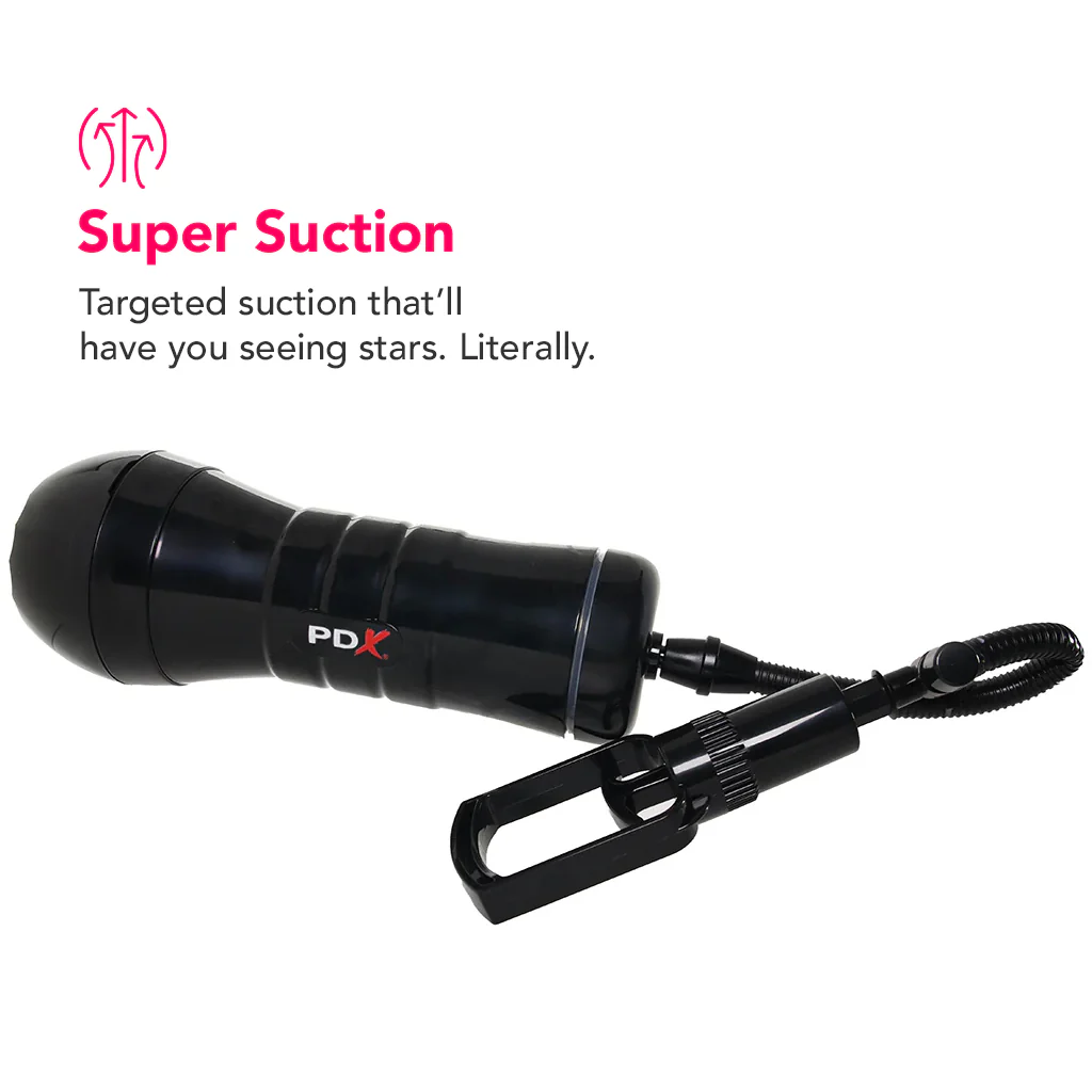 PDX Wet Pussies Super Sucker XXL Stroker in Brown - Image 7